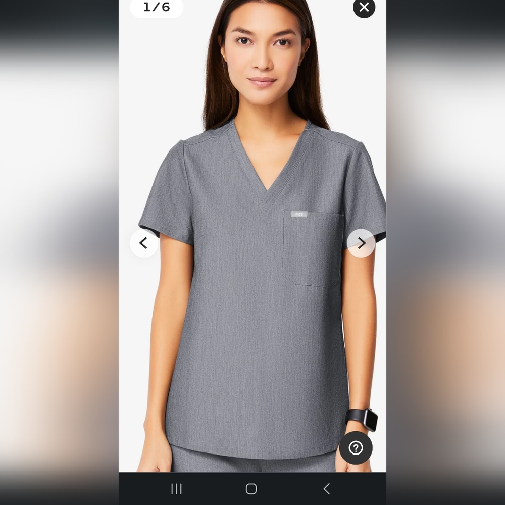 FIGS scrub top XL